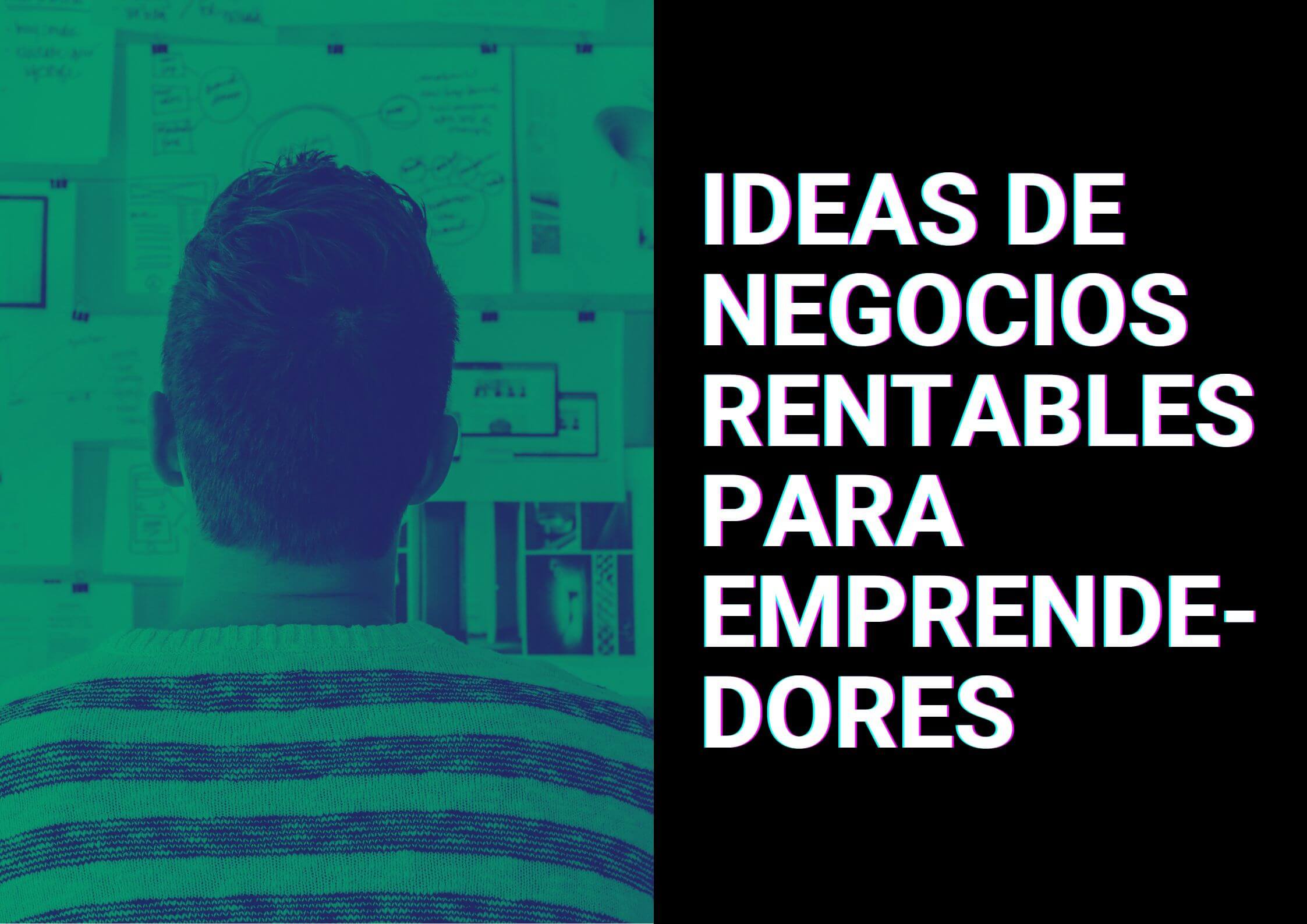 Ideas de negocios rentables para emprendedores